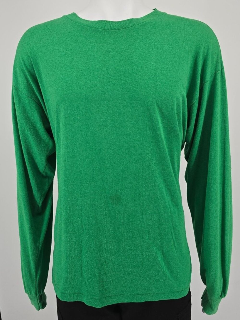 Vintage 1990s Tennessee River Heavyweight Kelly Green Long Sleeve T-Shirt (XL)